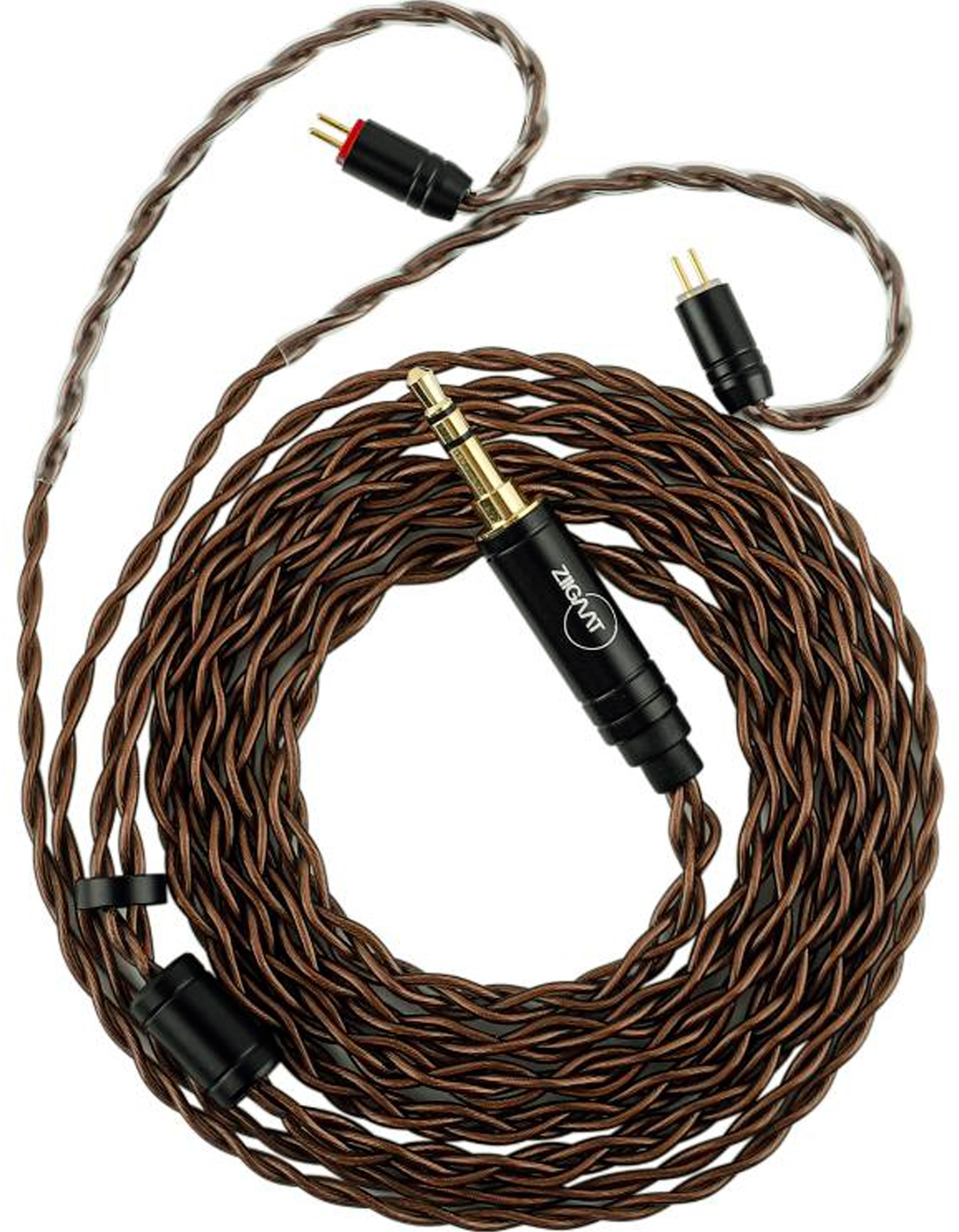 ZIIGAAT Z-01 Earphones Cable CIEM 0.78mm to Jack 3.5mm Copper Gold Plated 1.2m