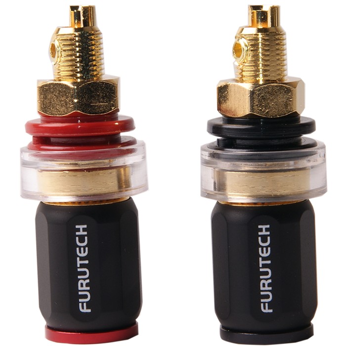 FURUTECH FP-800B (G) Gold plated insulated terminals Ø15,6mm x 22mm (The pair)