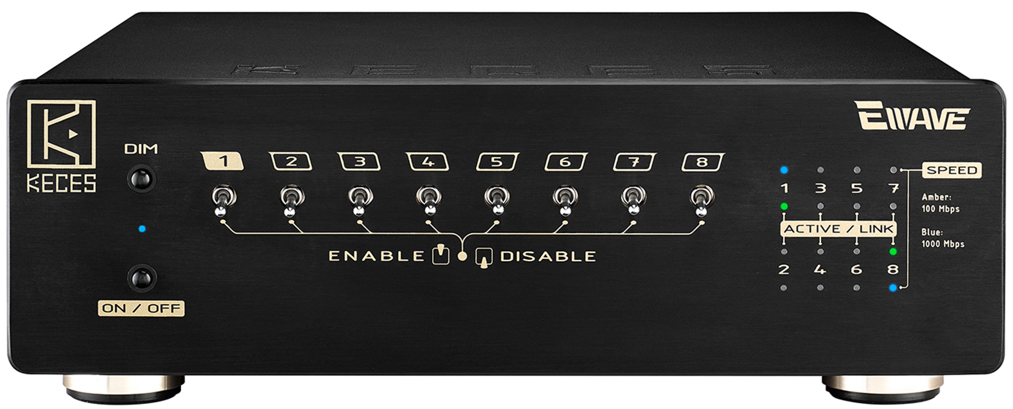 KECES EWAVE Switch Réseau 8x RJ45