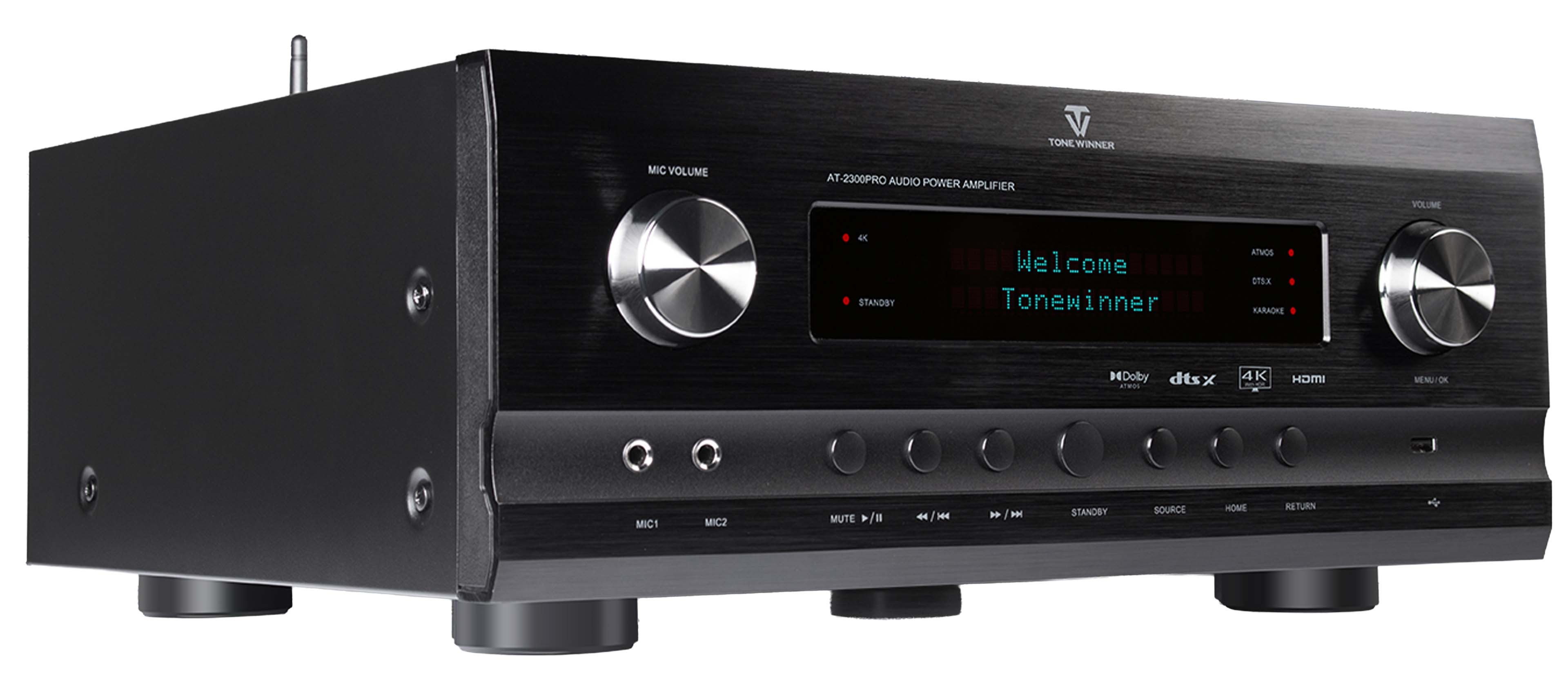 TONEWINNER AT-2300PRO AV Processor Home-Theater Amplifier Dolby Atmos DTS:X 7 Channels