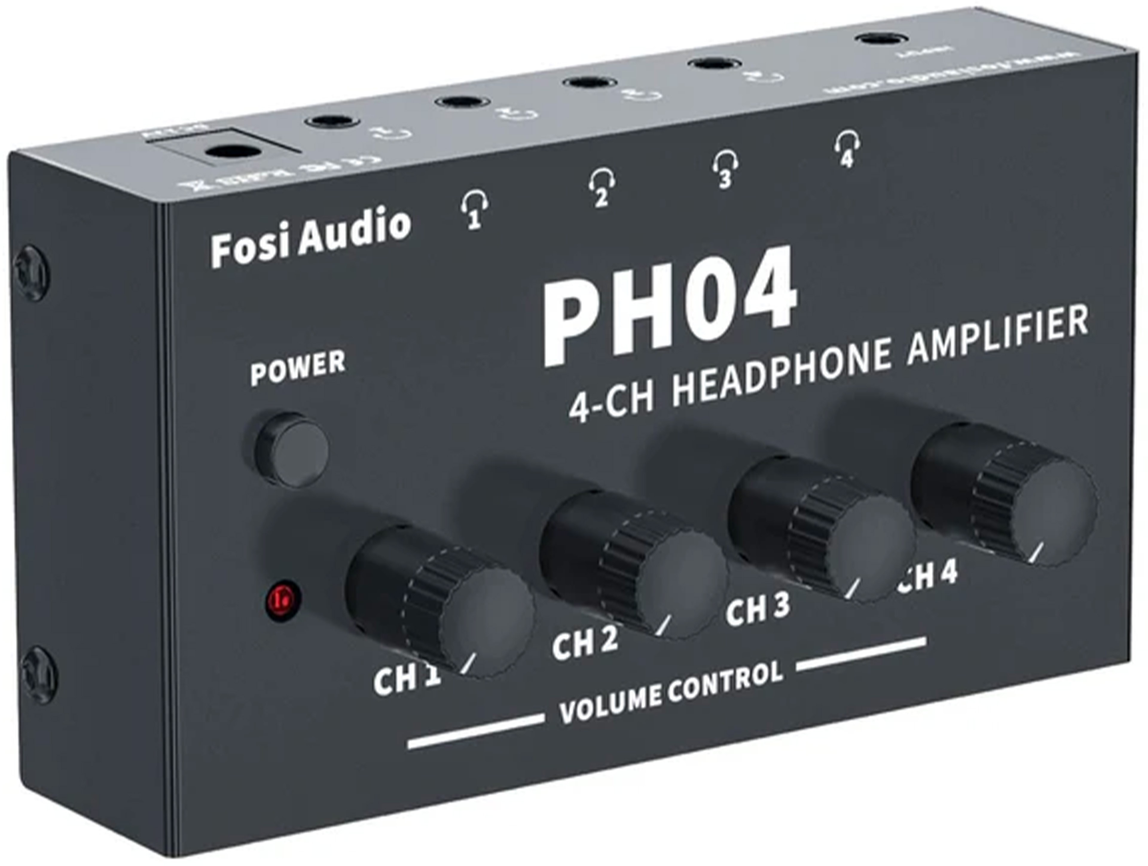 FOSI AUDIO PH04 Amplificateur Casque 4 Canaux 4x Jack 3.5mm