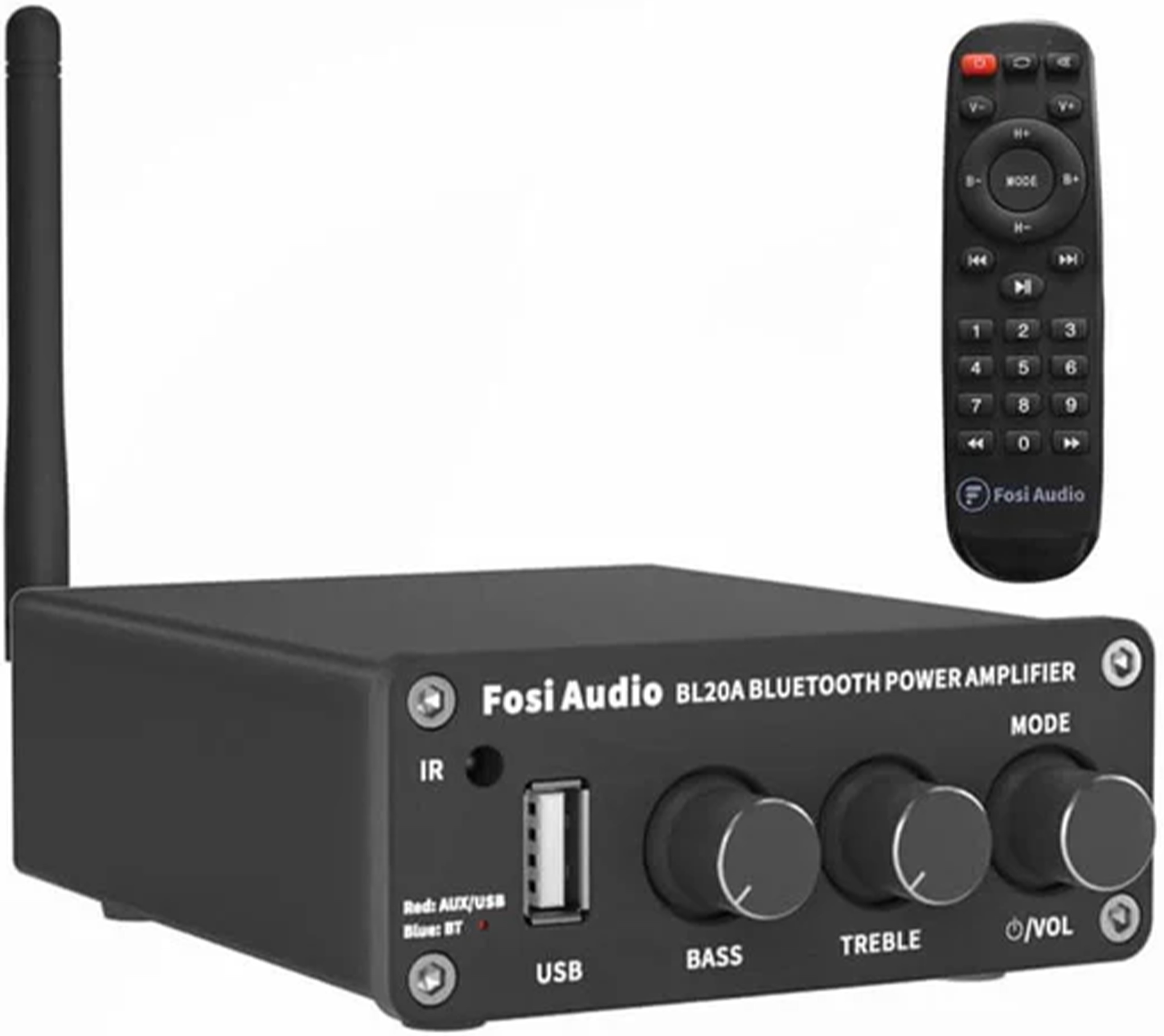 FOSI AUDIO BL20A Amplificateur Class D 2x TPA3116 Bluetooth 5.0 2x100W