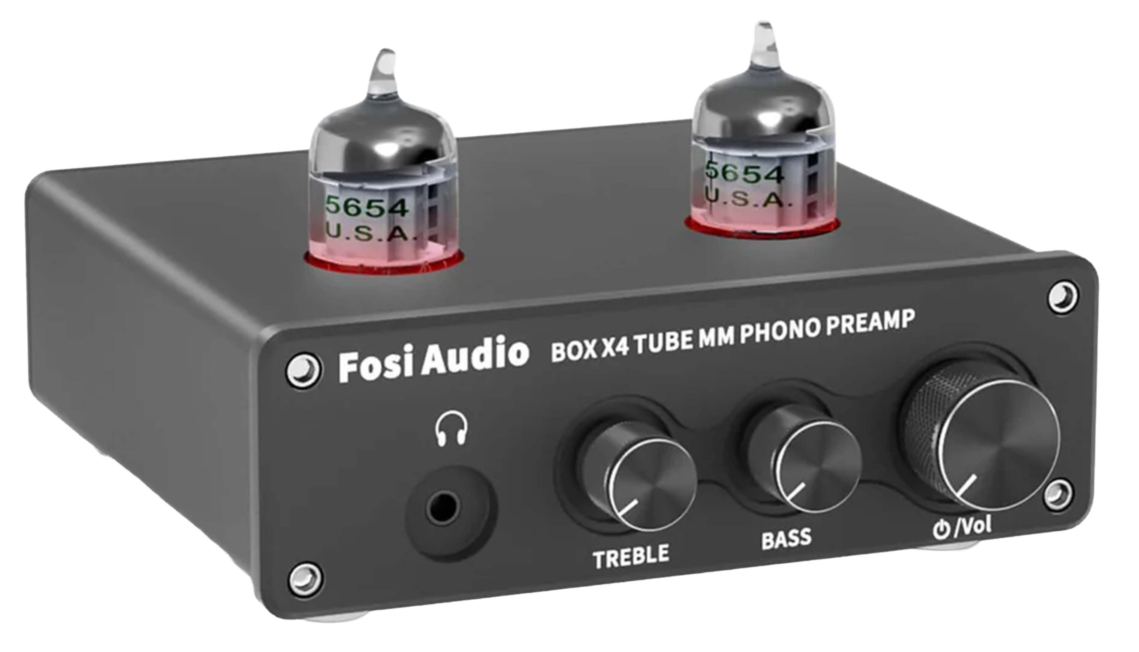 FOSI AUDIO BOX X4 Préamplificateur Phono MM à Tubes JAN5654W Stéréo