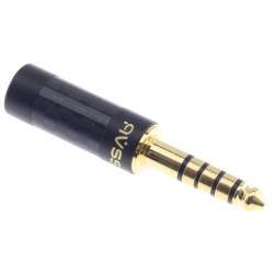 Jack 4.4mm Connector TRRRS Male 24k Gold-Plated Ø6mm (Unit)