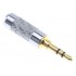Jack 3.5mm Connector TRS Male 24k Gold Plated Ø6mm (Unit)