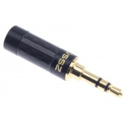 Jack 3.5mm Connector TRS Male 24k Gold-Plated Ø6mm (Unit)