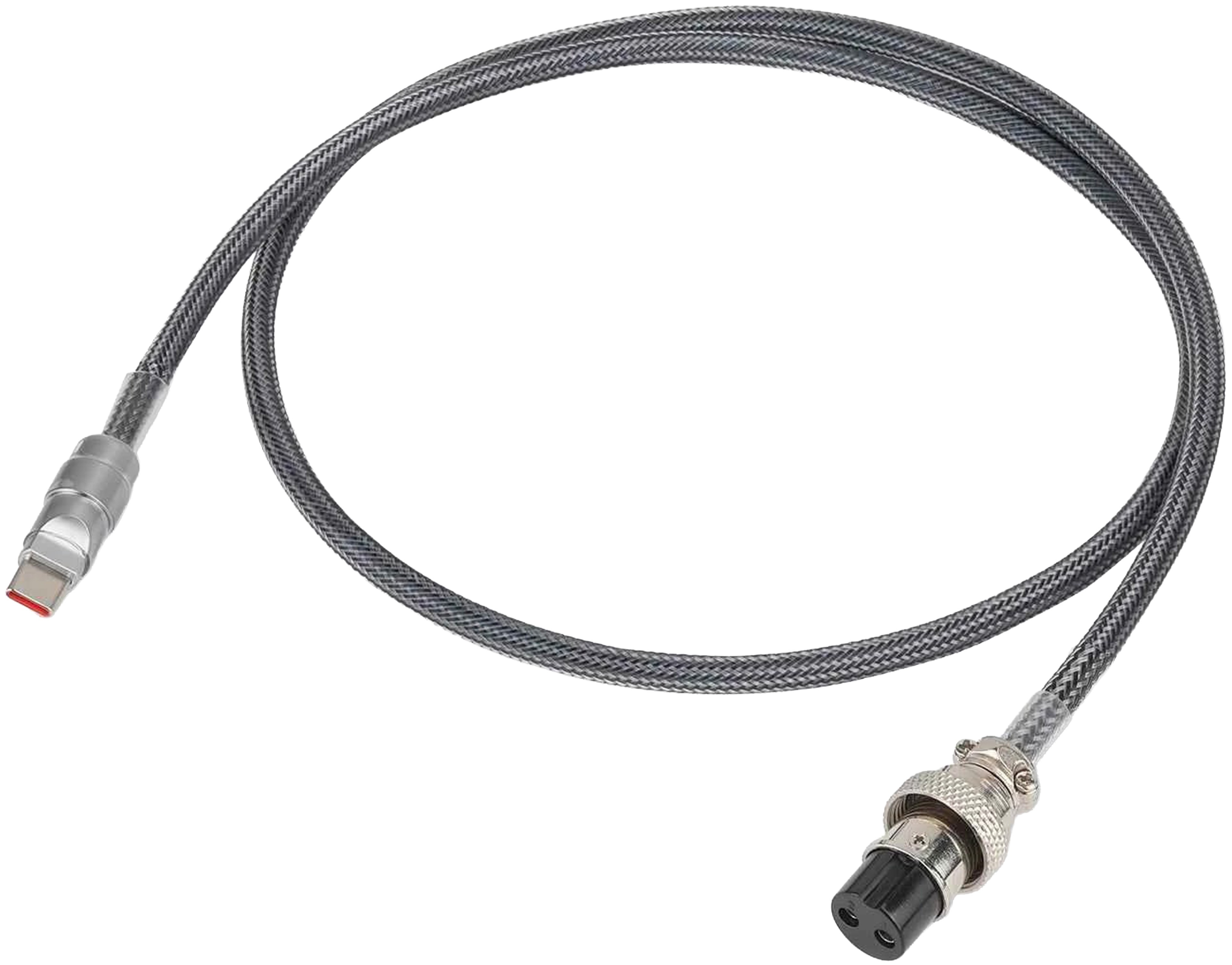 LHY AUDIO PREMIUM SERIES Power Cable Aviation 2-Pin to USB-C 1m