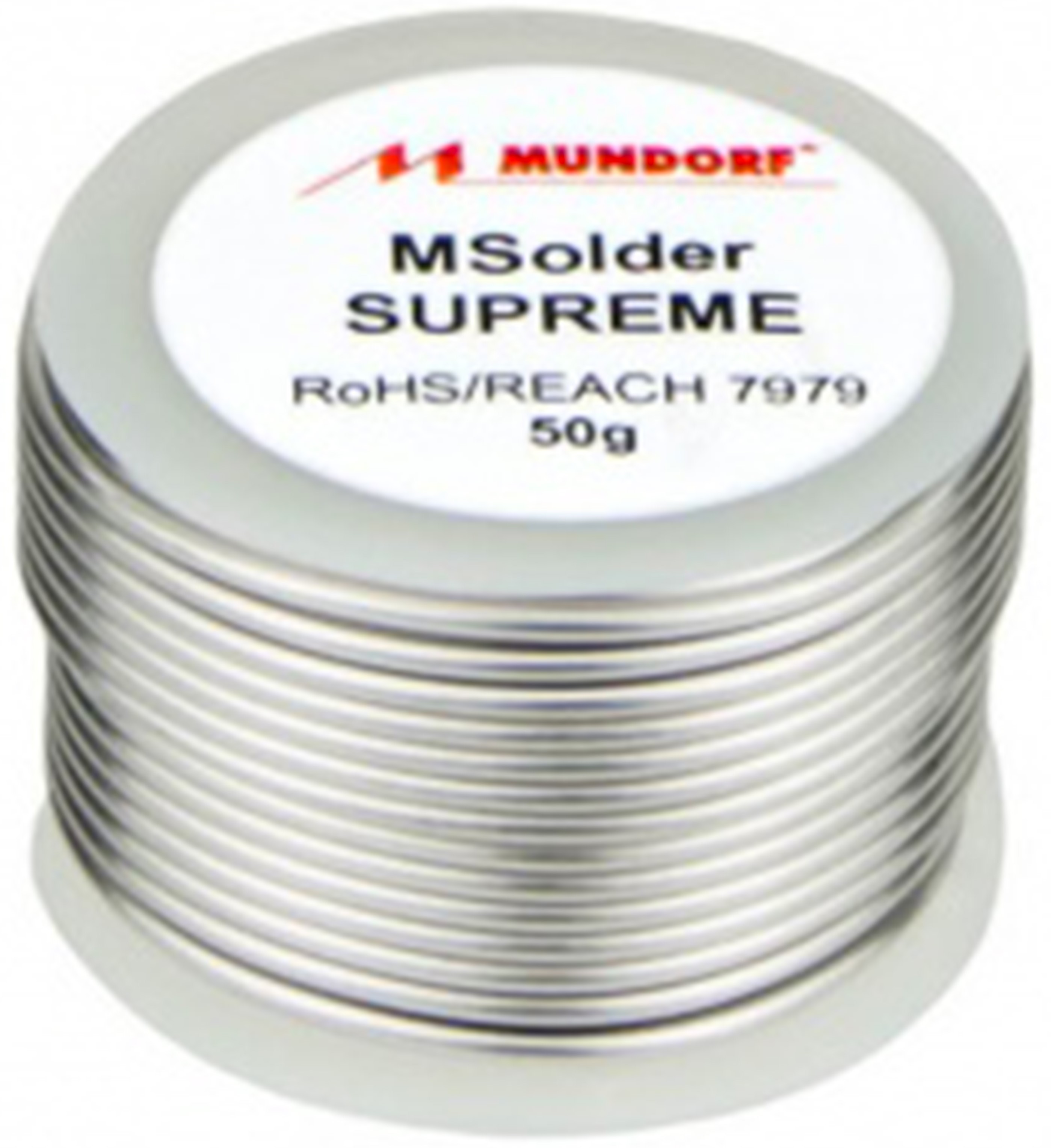 MUNDORF SUPREME MSOL.SUP-050G Étain à Souder Soudure Argent Or 9.6% 8.5m