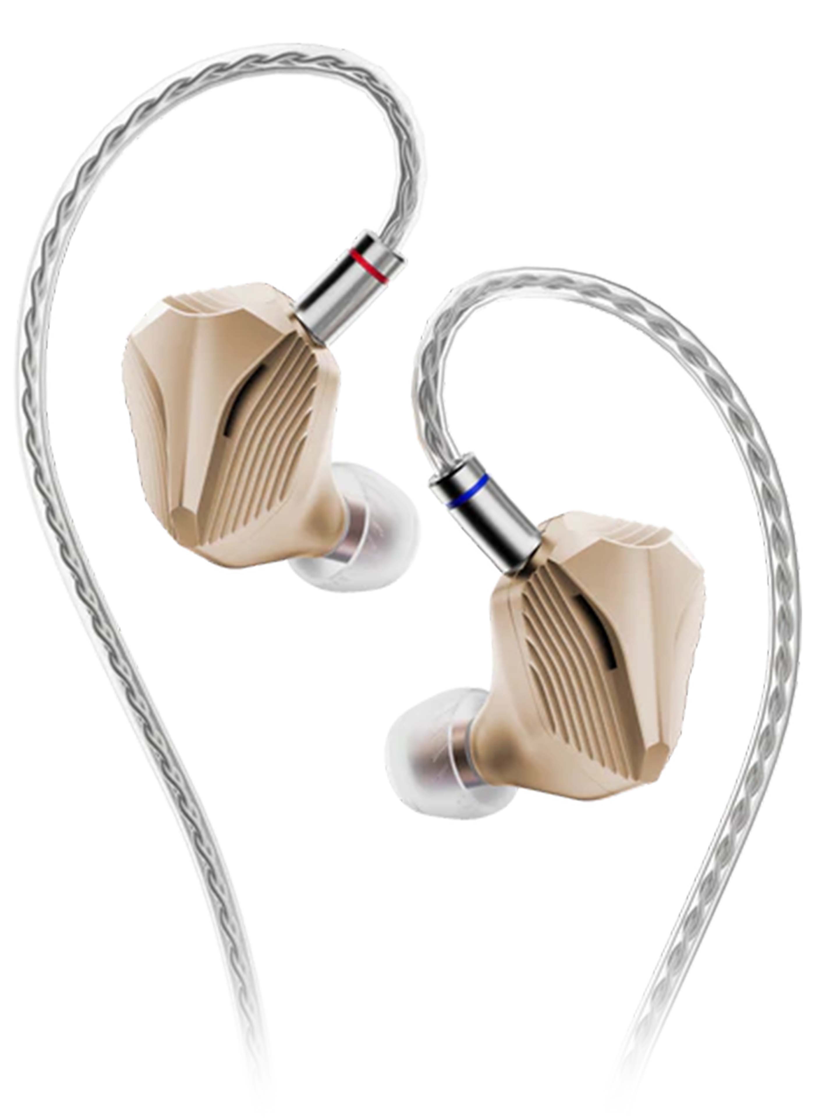 HIDIZS MP145 PRO In-Ear Monitors IEM Planar Magnetic Ø14.5mm 30 Ohm 104dB 20Hz-40Hz Gold