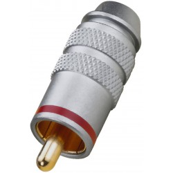 MONACOR T-711G/RT RCA Connectors Gold Plated Ø6mm