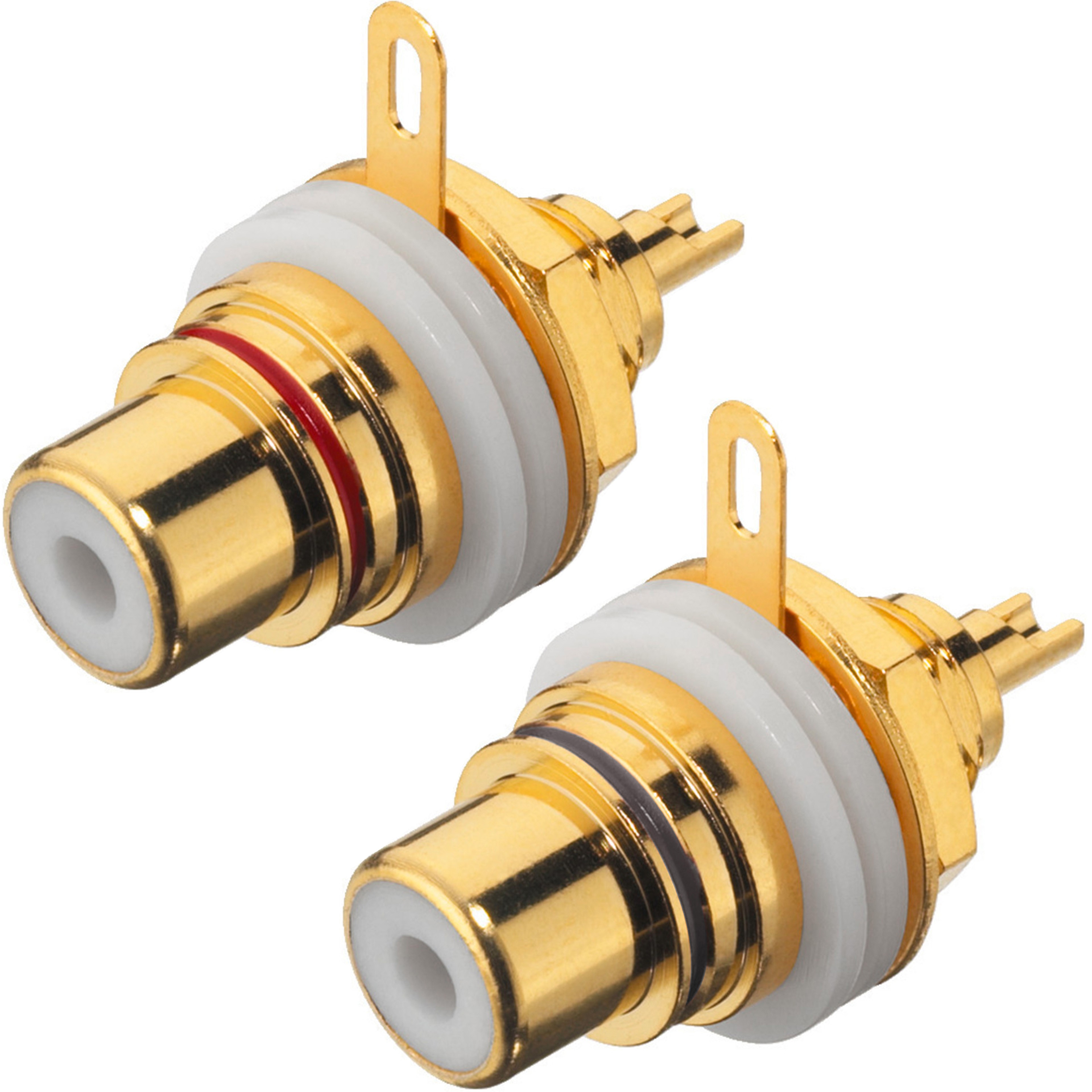 MONACOR T-710GI RCA Plugs Gold Plated (Pair)