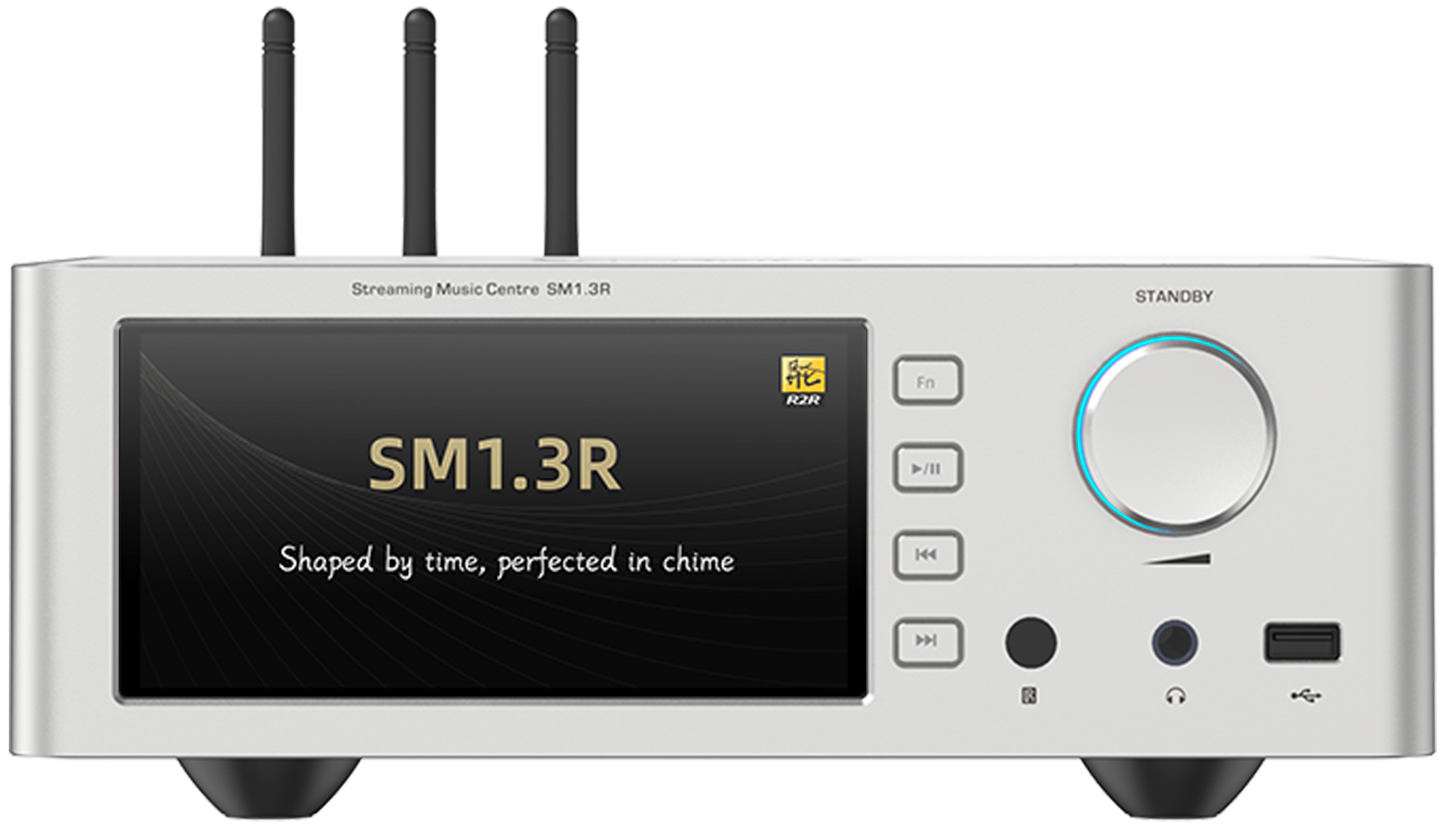 SHANLING SM1.3R Streamer R2R DAC Headphone Amplifier WiFi LAN Bluetooth 32bit 768kHz DSD512 Silver