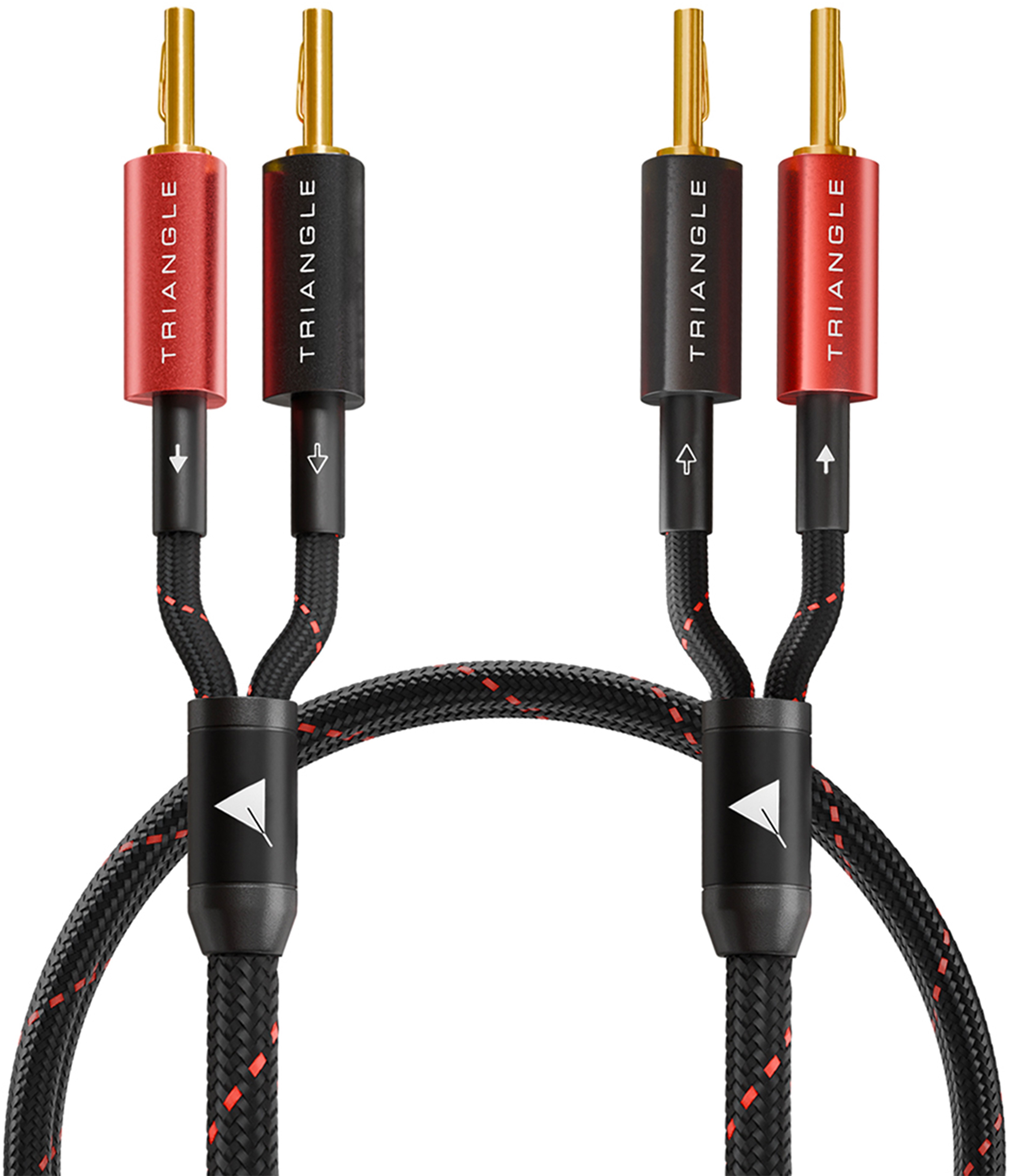 TRIANGLE RED Speaker Cables OFC Copper 2.5mm² 5m (Pair)