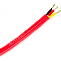 Cable Triple Conductor Silicon 0.75mm² Red