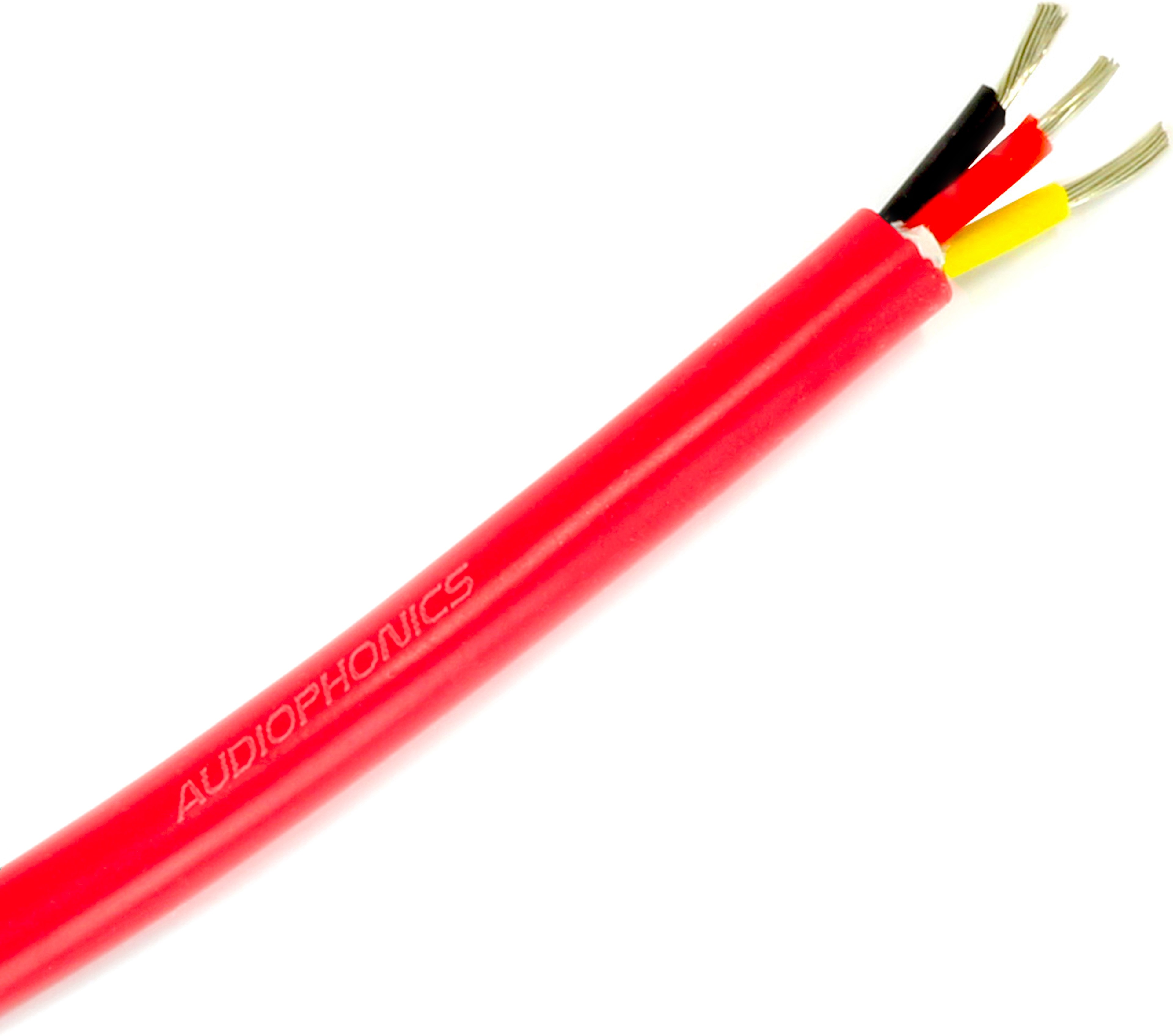 Câble Triple Conducteur Silicone 0.75mm² Rouge