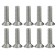 TFHC Screw Countersunk Head with Hex Socket Stainless Steel M3x8mm Silver (x10)