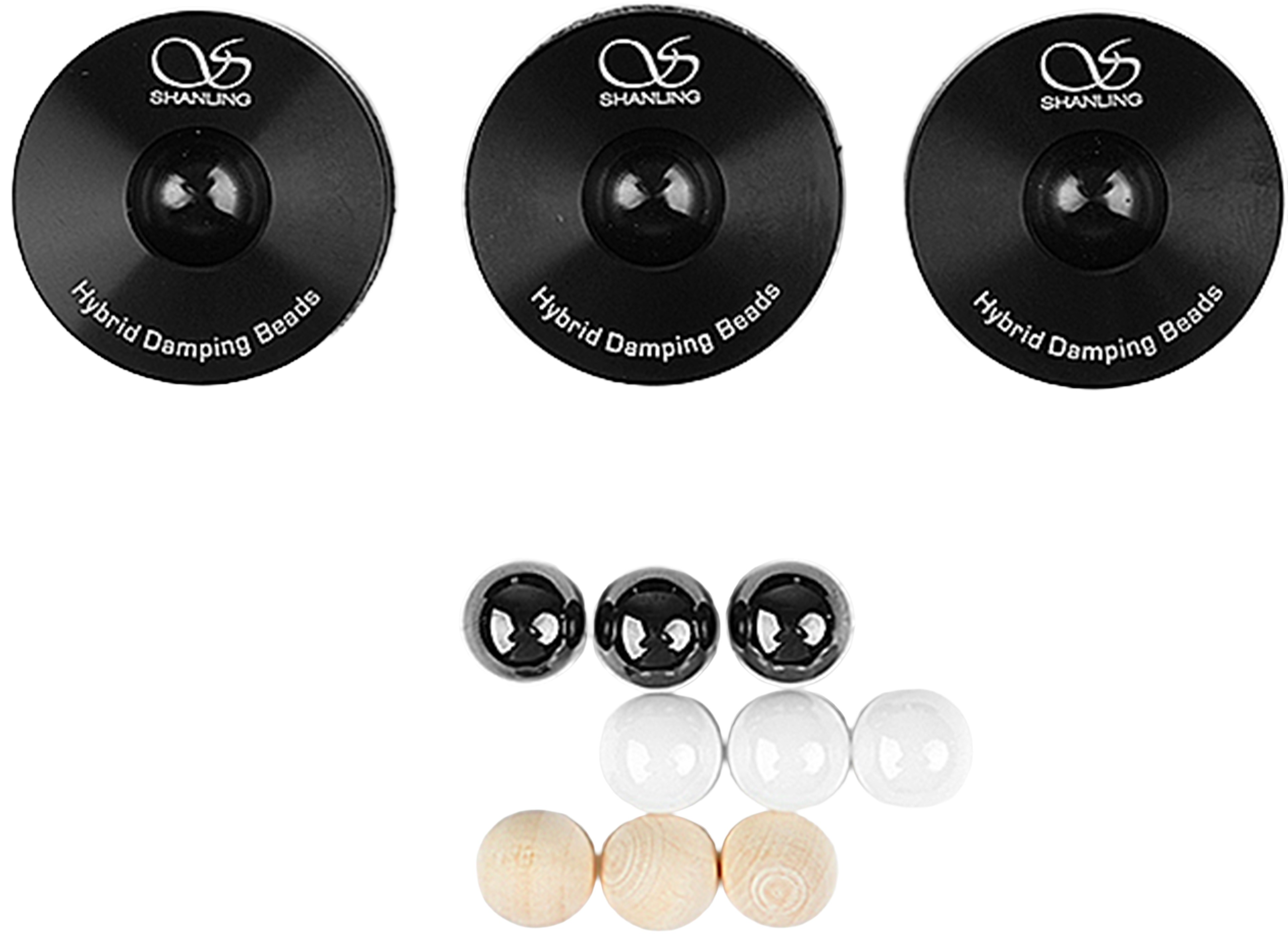 SHANLING DAMPING BEADS FEET Aluminum Cork Feet (Set x3)