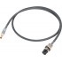 LHY AUDIO PREMIUM SERIES Câble d'Alimentation Aviation 2 Pins vers Jack DC 5.5/2.1mm 1.5m