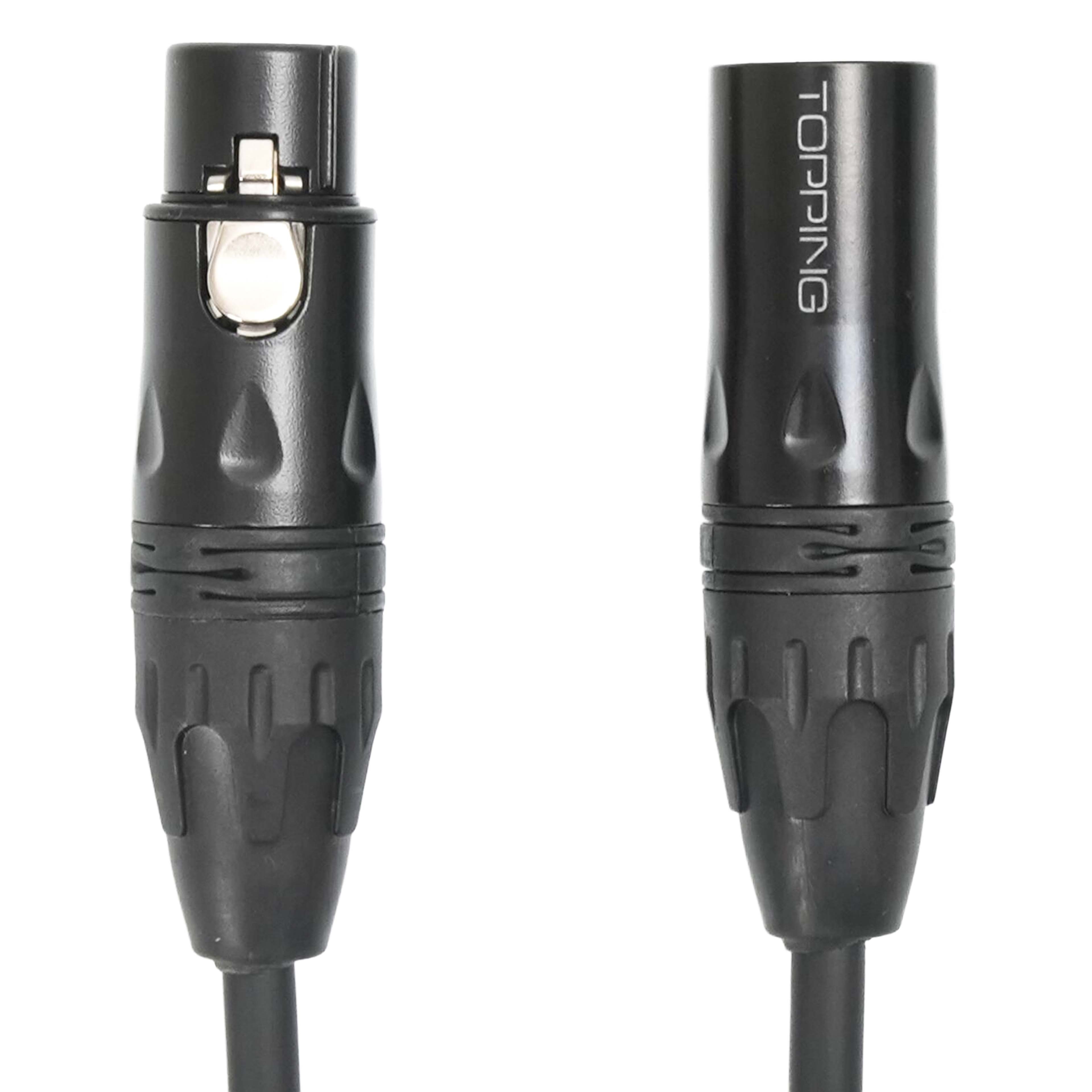 TOPPING PROFESSIONAL XMXF-150 XLR Interconnect Cable OFC Copper Gold Plated 1.5m (Unit)