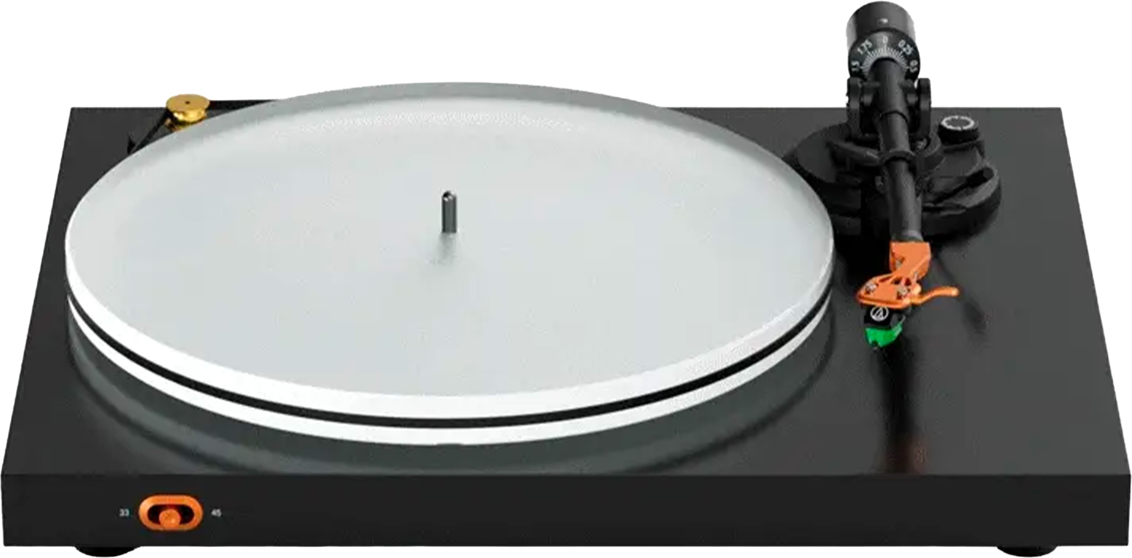 FOSI AUDIO LUNA3 Vinyl Turntable 33/45 RPM Audio-Technica VM95E 65dB