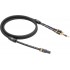 VIABLUE NF-S5 T8 Phono Cable DIN 5 Pin SME to RCA with Ground Wire Silver Plated OFC Copper 2m Black