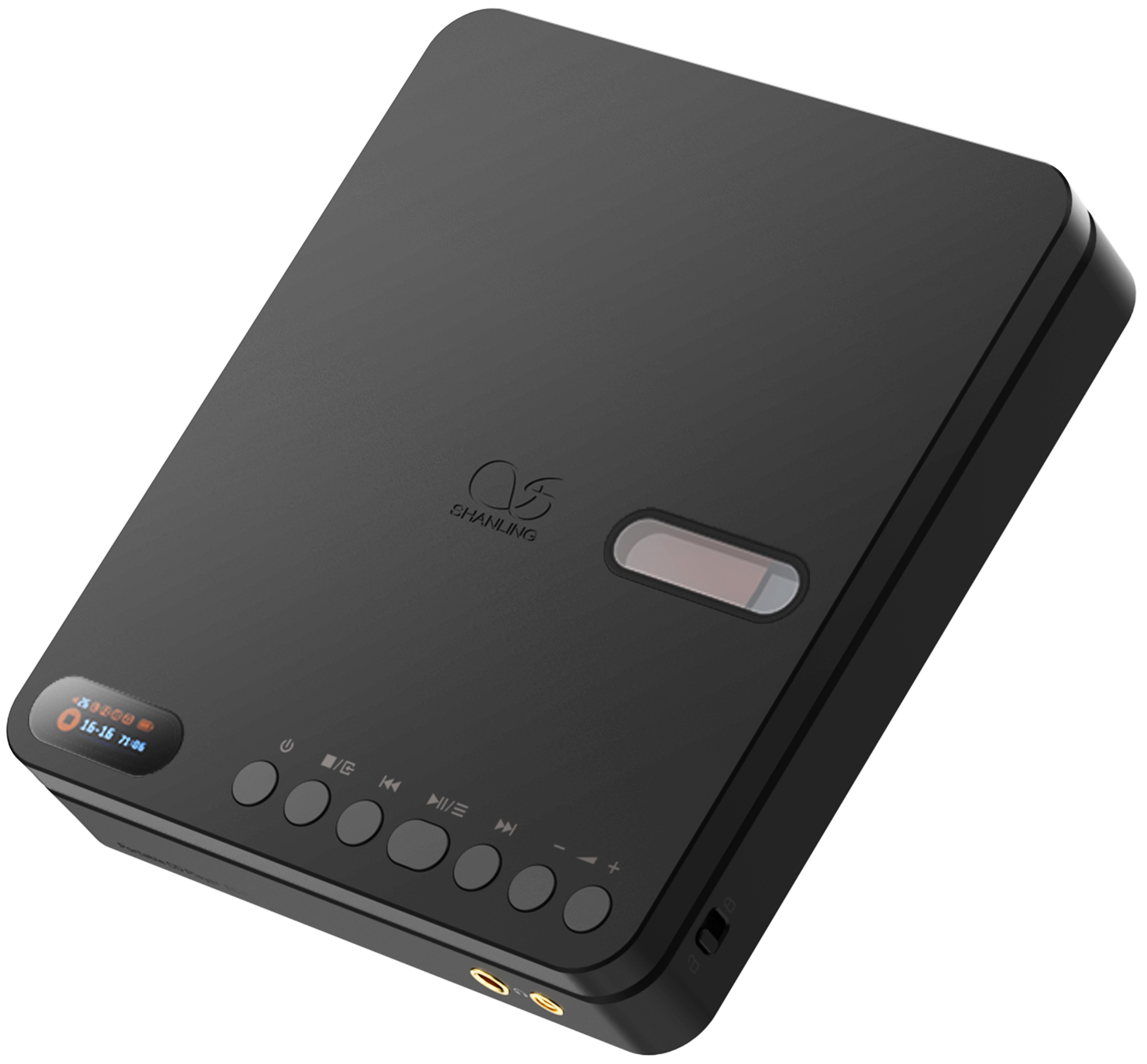 SHANLING EC PLAY Lecteur CD sur Batterie CS43198 SGM8262 Bluetooth 6.0 Noir