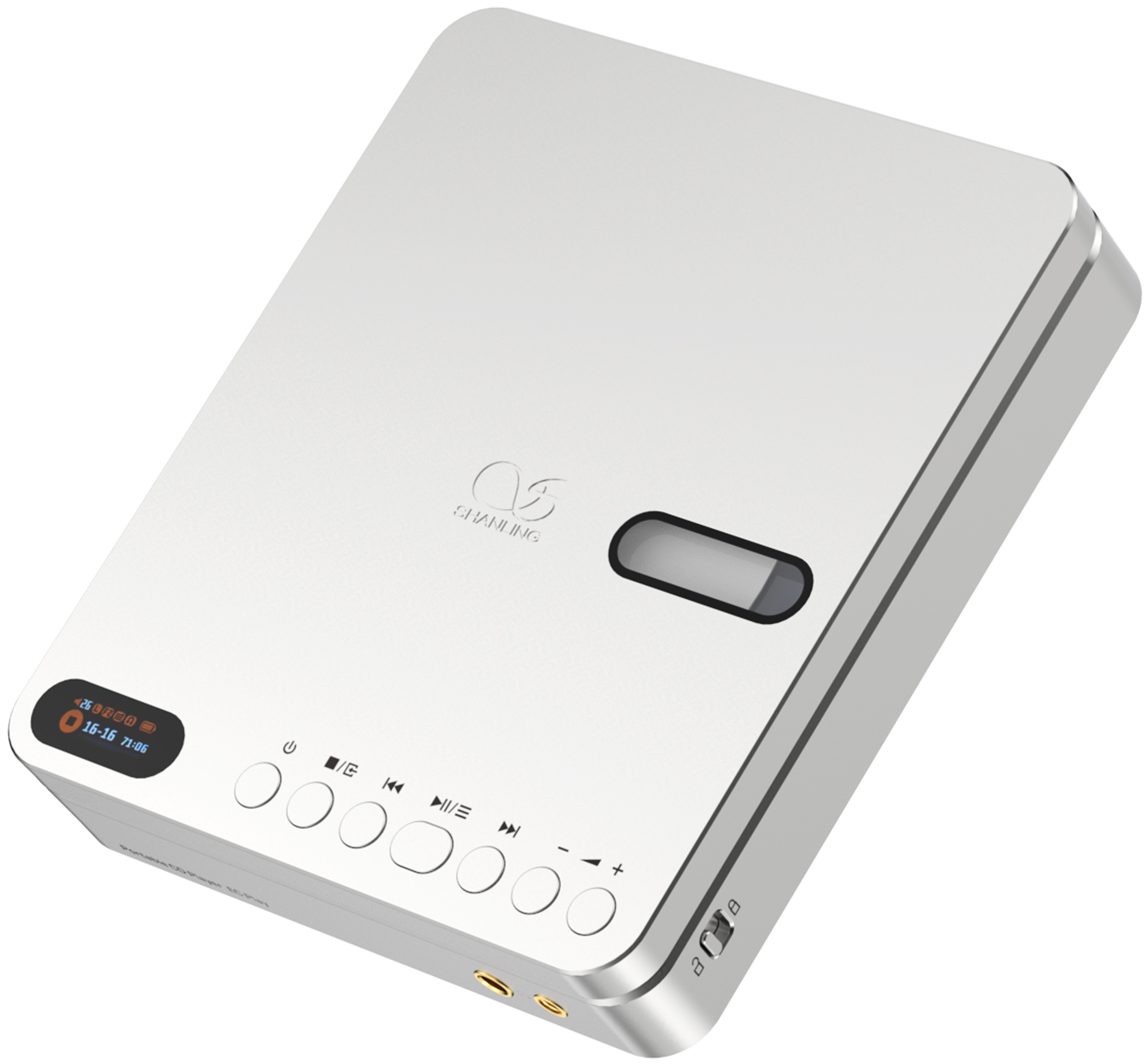 SHANLING EC PLAY CD Player Battery Powered CS43198 SGM8262 Bluetooth 6.0 Silver