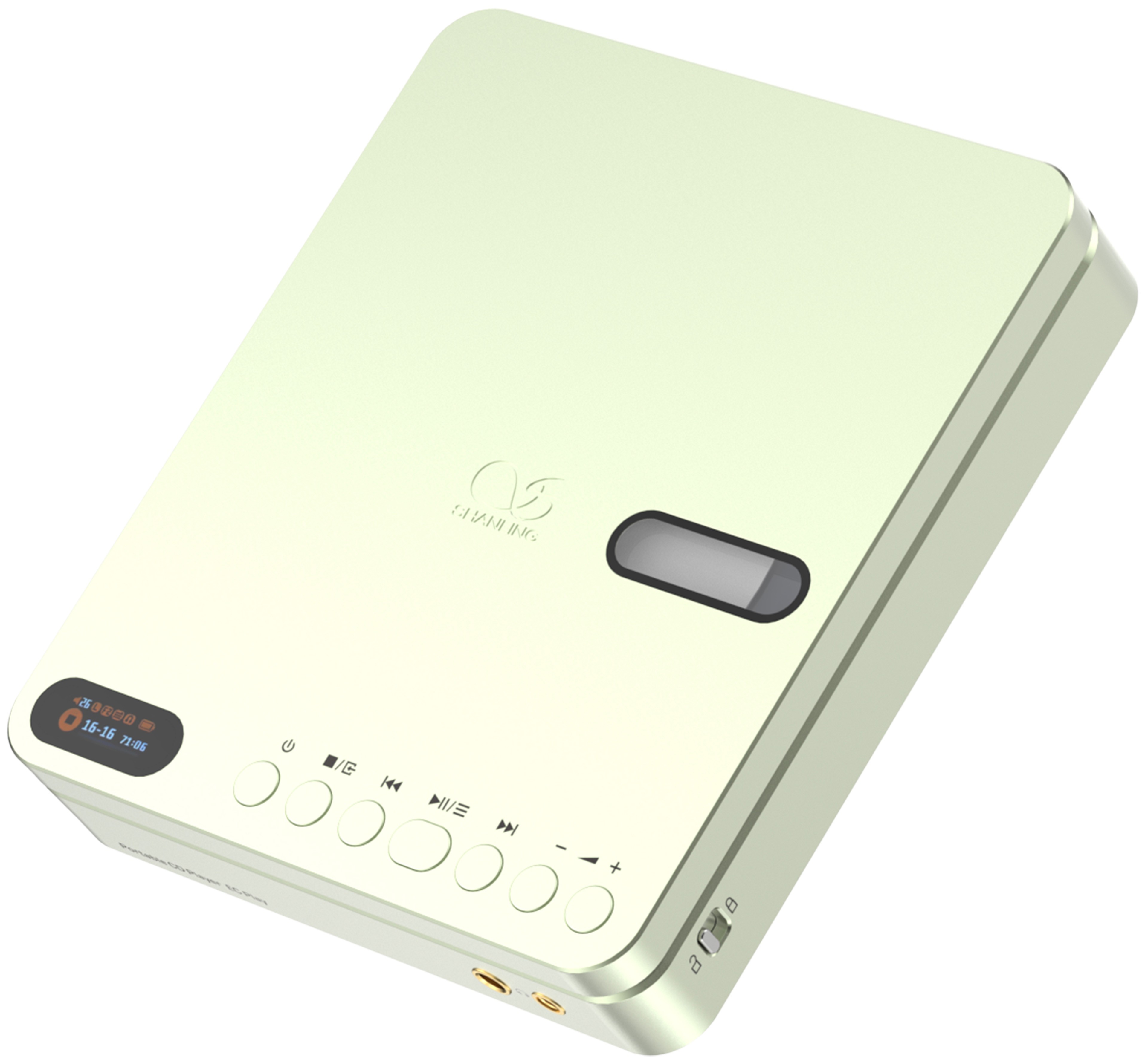 SHANLING EC PLAY Lecteur CD sur Batterie CS43198 SGM8262 Bluetooth 6.0 Vert