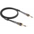 VIABLUE NF-S5 T8 Phono Cable RCA to RCA with Ground Wire Silver Plated OFC Copper 2m Black