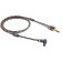VIABLUE EPC-2 T8 Phono Cable DIN 5 Pin SME to RCA with Ground Wire OFC Copper 1.5m Cobra