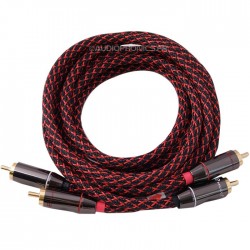 CANARE STAR QUAD L-4E6S Câble de Modulation RCA (La paire) 1.5m