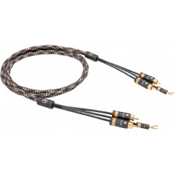 VIABLUE EPC-2 T8 Câble Phono RCA avec Fil de Masse Cuivre OFC 1.5m Cobra