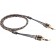 VIABLUE EPC-2 T8 Câble Phono RCA avec Fil de Masse Cuivre OFC 1.5m Cobra