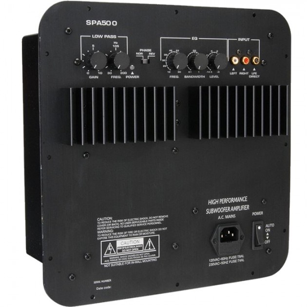 Kalkun stål Stearinlys DAYTON AUDIO SPA500 Subwoofer Amplifier Module 500W - Audiophonics