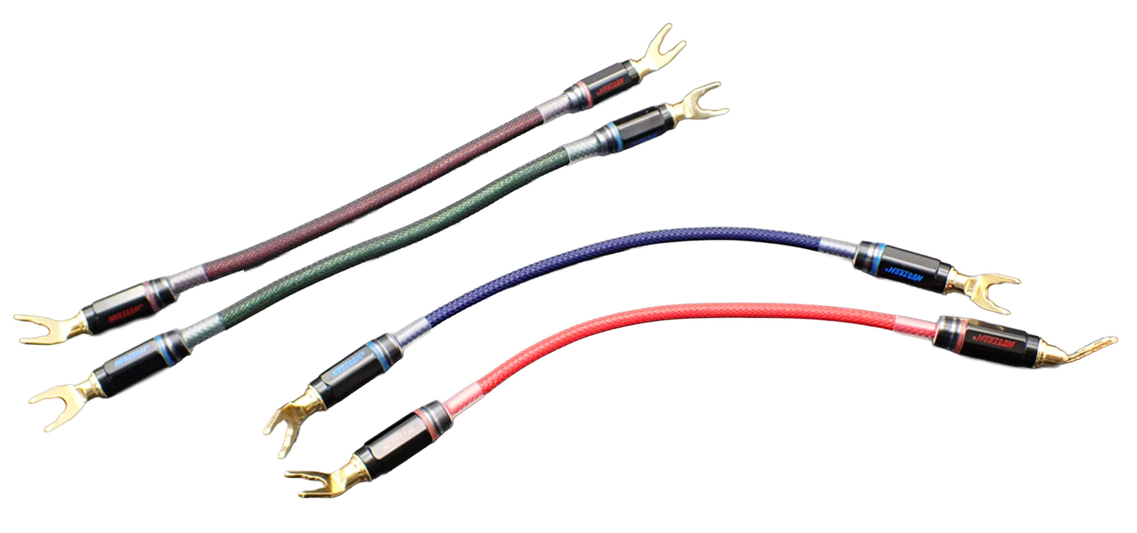 NEOTECH NEJOC-13 Jumper Spade G-UPOCC Copper Cryo Treatment 2.62mm² (Set x4)