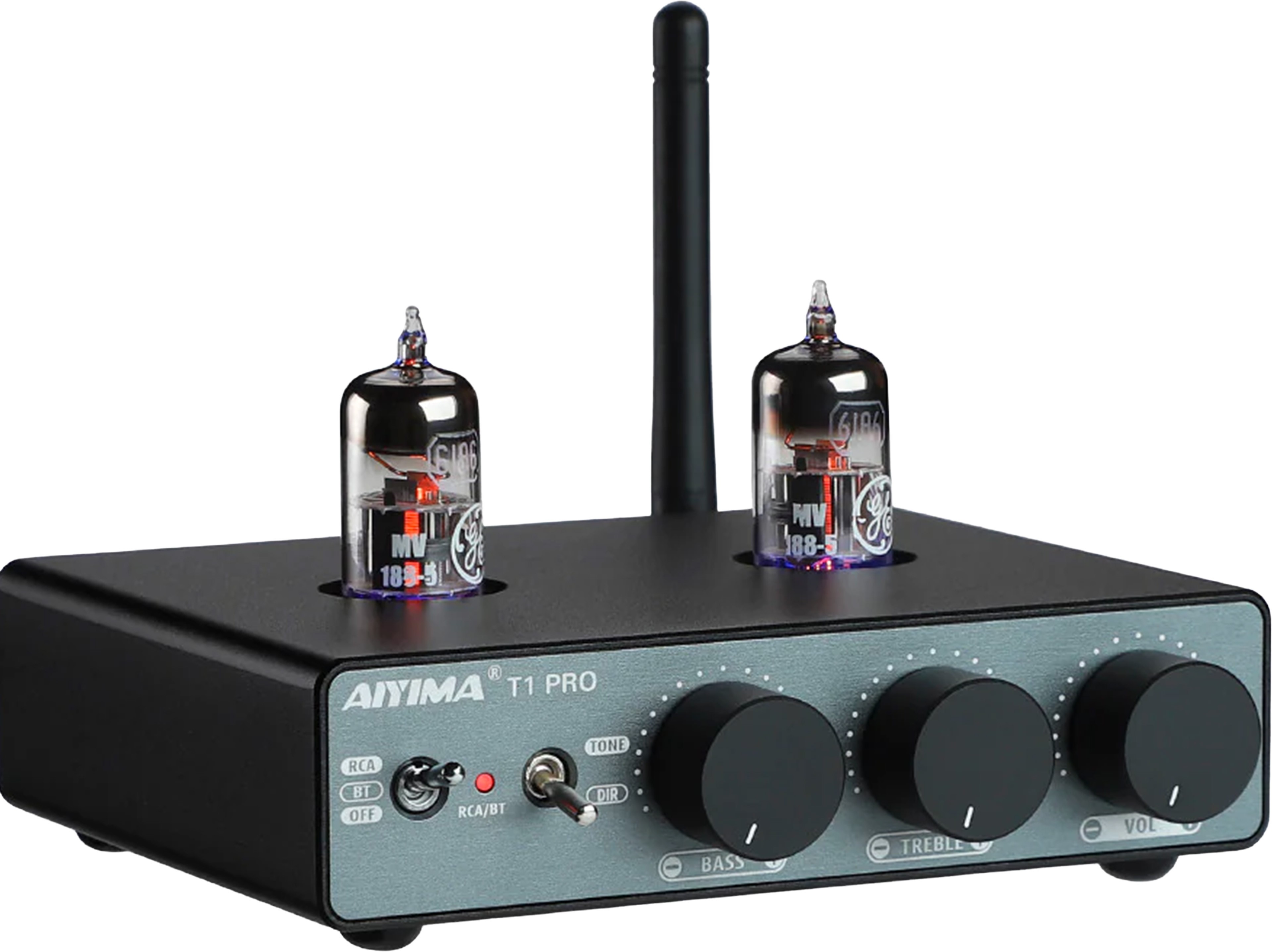 AIYIMA T1 PRO Tube Preamplifier 2x 6186 Bluetooth 5.1 aptX HD