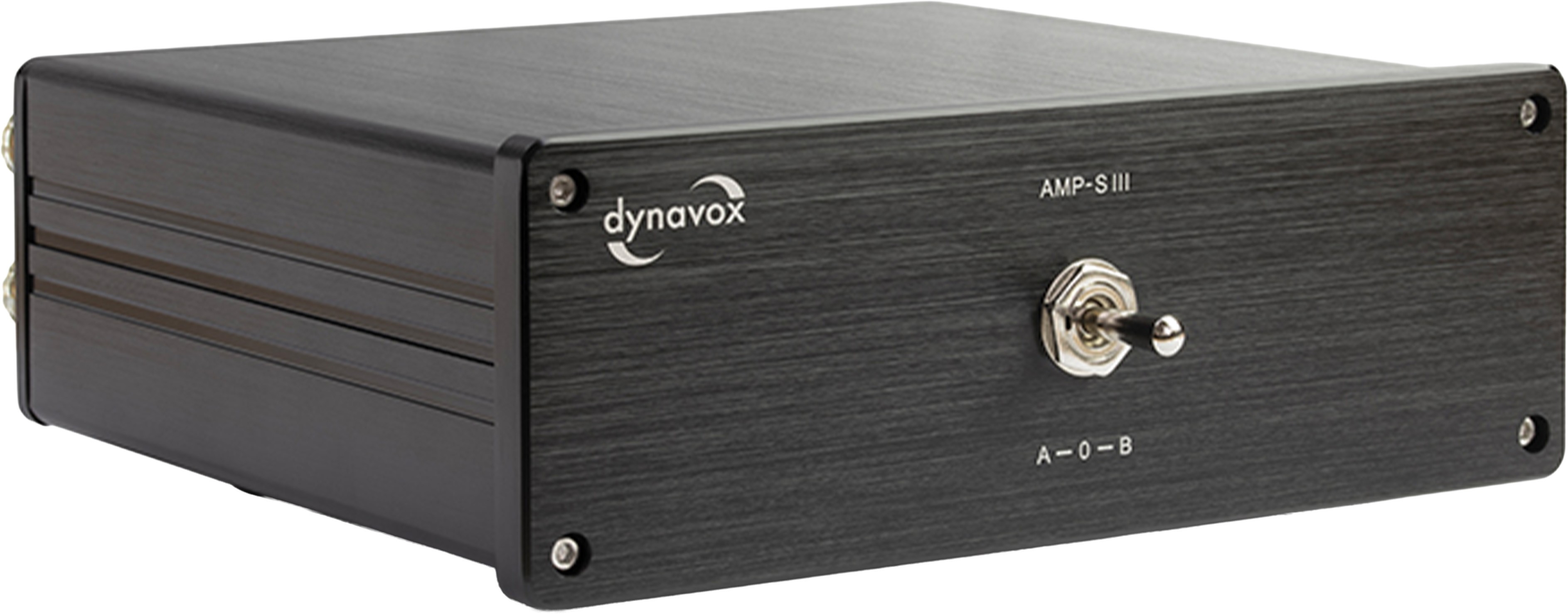 DYNAVOX AMP-S III Commutateur Sélecteur Audio pour Enceintes / Amplificateurs Noir