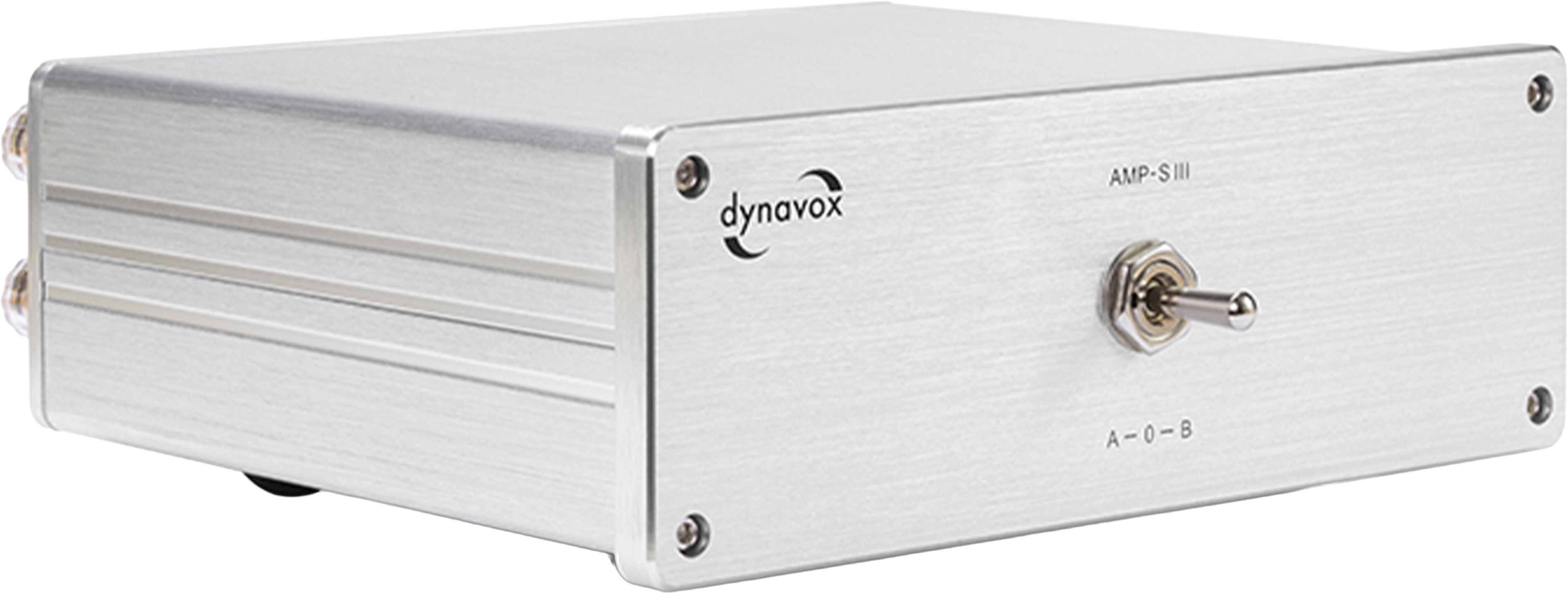 DYNAVOX AMP-S III Audio Selector Switch for Speakers / Amplifiers Silver