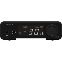 TOPPING DX1 II DAC Headphone Amplifier ES9039Q2M 32bit 384kHz DSD256 Black