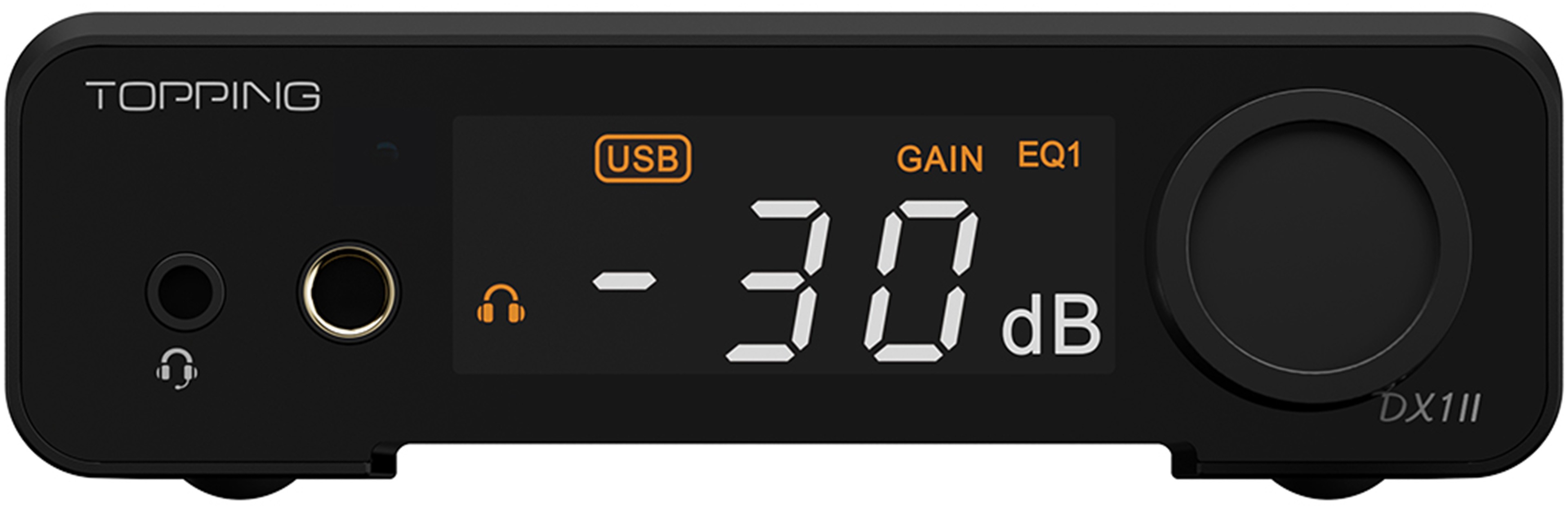TOPPING DX1 II DAC Headphone Amplifier ES9039Q2M 32bit 384kHz DSD256 Black