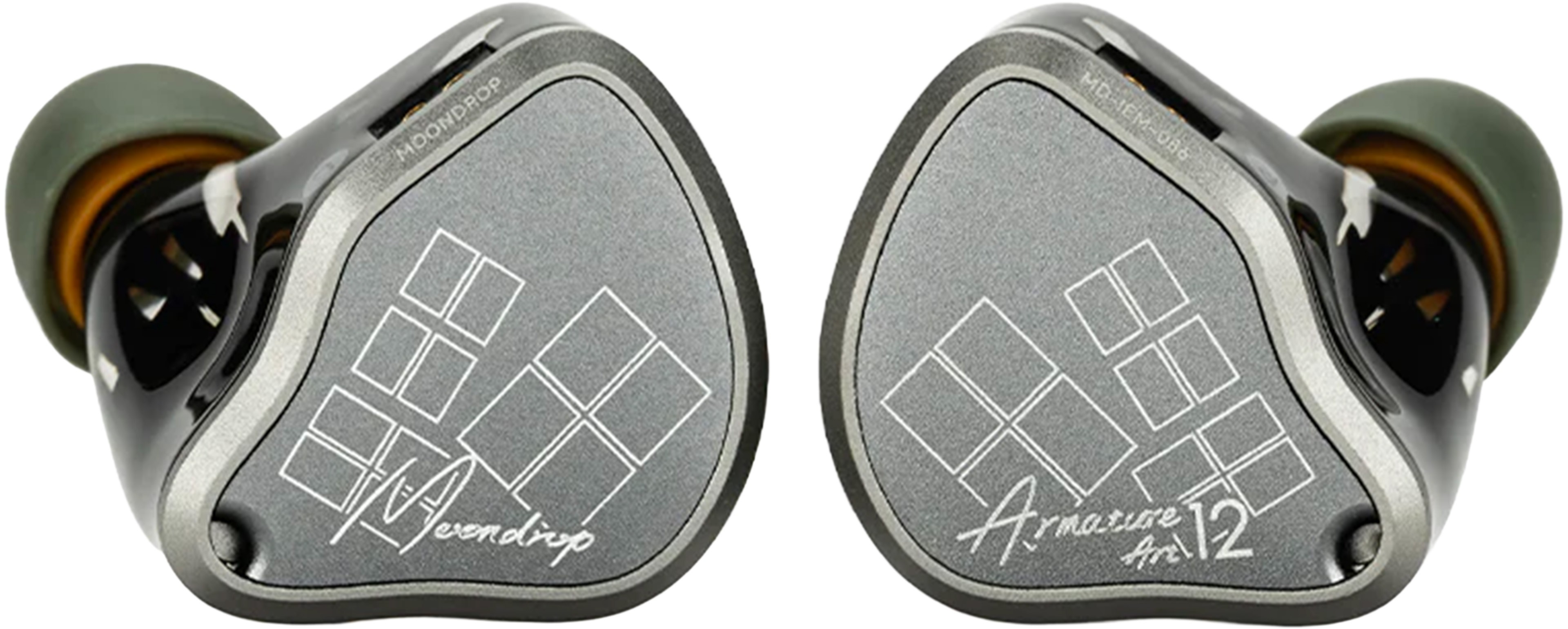 MOONDROP ARMATURE ART 12 In-Ear Monitors IEM Balanced Armature 5 Ohm 121dB 6Hz-34kHz