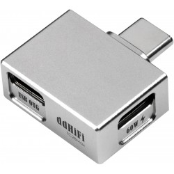 DDHIFI TC28MAX Adapter USB-C Male to 2x USB-C Female OTG Gold-plated