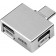DDHIFI TC28MAX Adaptateur USB-C Mâle vers 2x USB-C Femelle OTG Plaqué Or