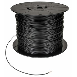 MUNDORF ACW120P-BK Fil de Câblage Cuivre 1.77mm² Ø1.5mm Noir