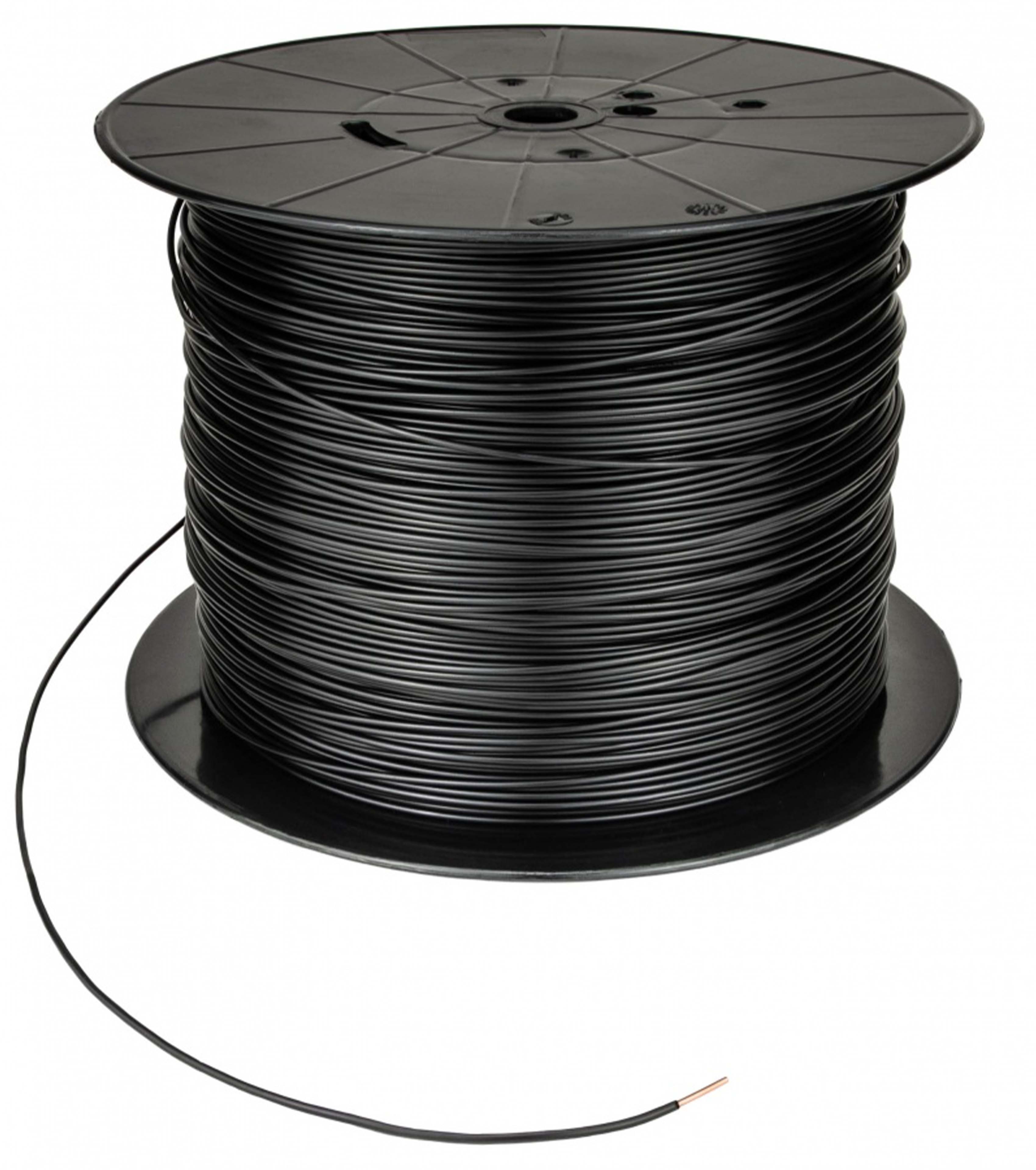 MUNDORF ACW115P-BK Copper Wiring Cable 1.77mm² Ø1.5mm Black