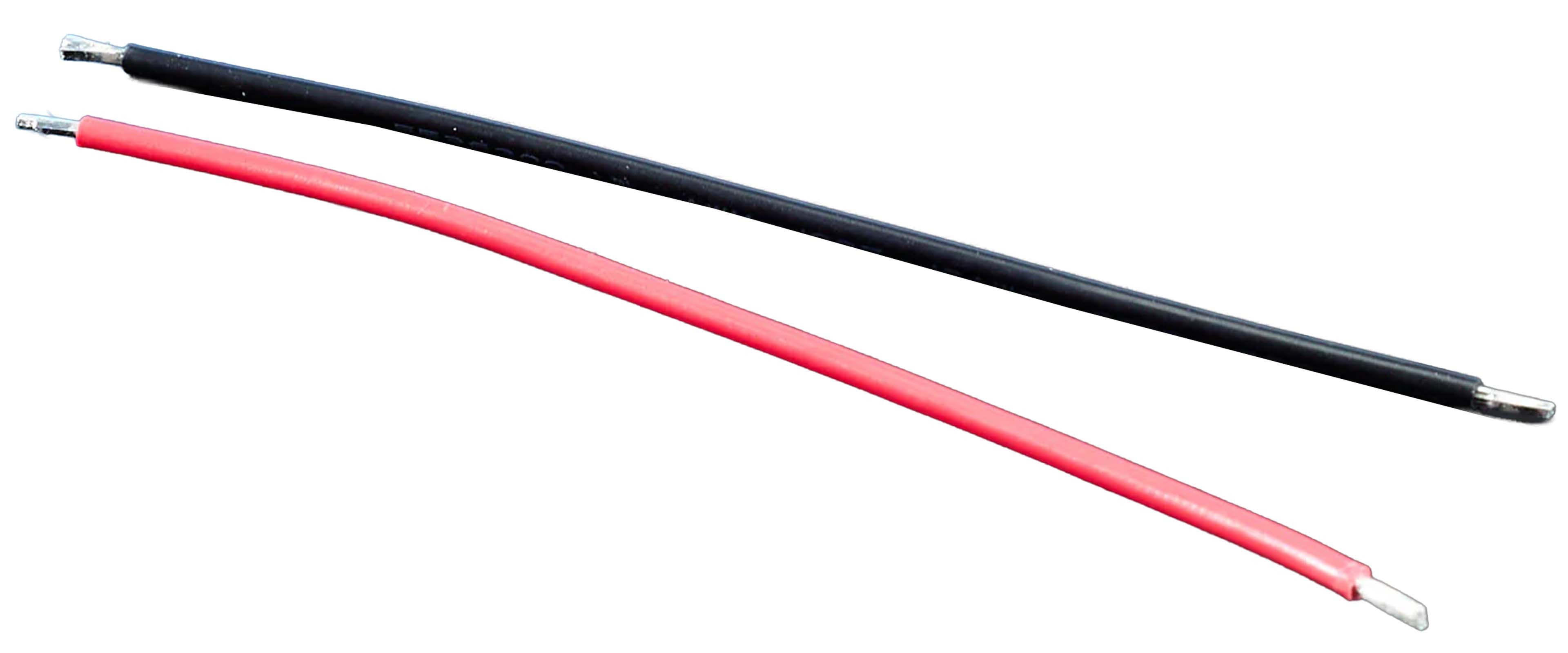 IAN CANADA 62C Power Cables with Tin Leads 18AWG 10cm (Pair)