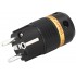 VIBORG VE501S Schuko Type E/F Power Connector Pure Copper OFC Copper / Silver Plated Ø19mm