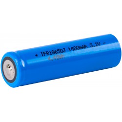 IFR 18650 Battery LiFePO4 3.2V 1400mAh Rechargeable