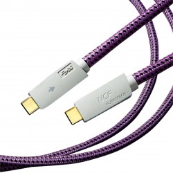 FURUTECH GT4 NCF USB-C Male / USB-C Male Cable Silver-plated OCC Copper 60cm