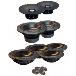 PURIFI SPK16 DIY Speaker Kit for 2-Way Passive Bookshelf Speakers (Pair)
